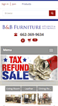 Mobile Screenshot of bandbfurniturems.com
